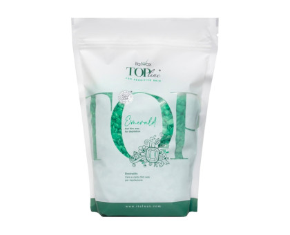 Віск в гранулах ItalWax TopLine Emerald 0,100 кг Смарагдовий зелений