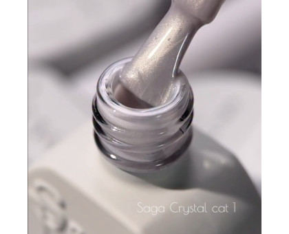 Гель-лак Saga Crystal Cat №01 10 мл