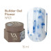Builder Gel Flower Valeri №01 молочний з блакитними сухоцвітами 15 мл