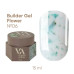Builder Gel Flower Valeri №06 молочний з м'ятно-бірюзовими сухоцвітами 15 мл
