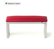 Підлокітник на білих ніжках червоний