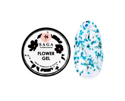Гель з сухоцвітами Saga Flower Fairy Gel 5 мл № 002