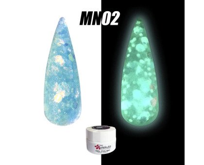 Гель флуоресцентний Molekula Magic Night 5 мл № MN02 світиться вночі