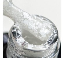 Гель-лак Molekula Marshmellow № M001 з білими крихтами