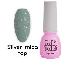 Топ з декором Toki-Toki Silver Mica Top 05 мл срібна поталь
