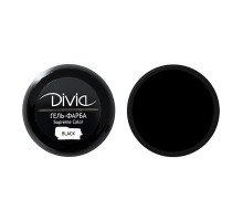 _Гель-фарба Divia Supreme Color Di1770 GP02 чорна