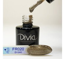 Гель-лак Divia Frozen № 020 світловідбиваюча кішка