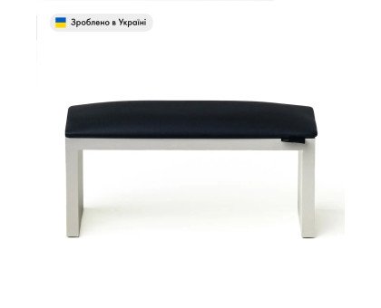 Підлокітник на білих ніжках для манікюру, чорний