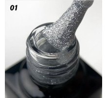 Гель-лак Molekula Queen's Secret № Q001 срібло