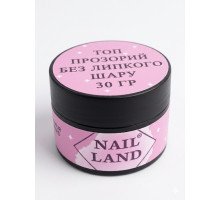 Топ глянцевий NailLand Top No Wipe 30 мл без липкого