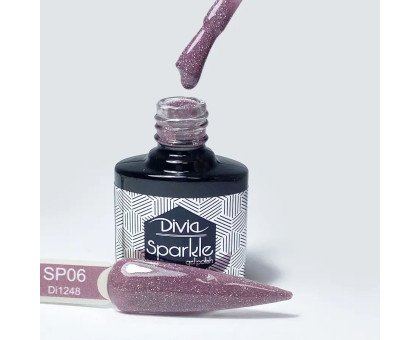 Гель-лак Divia Sparkle № 006 світловідбиваючий