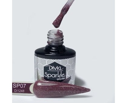 Гель-лак Divia Sparkle № 007 світловідбиваючий