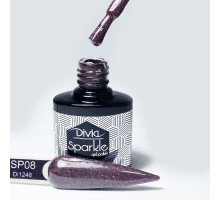 Гель-лак Divia Sparkle № 008 світловідбиваючий