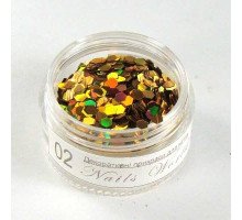 Блискітки-діаманти NW 2.5 мм № 002