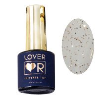 Топ з декором Lover Universe Top 09 мл № 001 золоті крихти