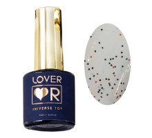 Топ з декором Lover Universe Top 09 мл № 002 кольорові крихти