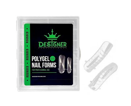 Верхние формы для моделирования ногтей Designer Rounded закруглённые 120 шт