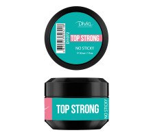 Топ глянцевий Divia Di1072 Top Strong 30 мл без липкого шару