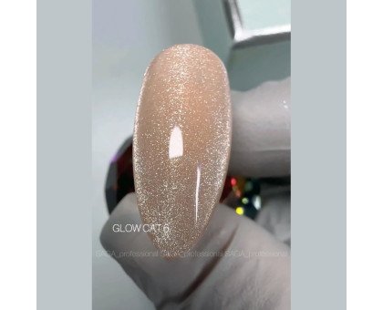 Гель-лак Saga Glow Cat 9 мл № 006 кришталева кішка