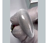 Гель-лак Saga Glow Cat 9 мл № 009 кришталева кішка