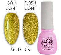 Гель-лак Toki-Toki Glitz № 005 світловідбиваючий
