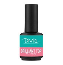 Топ глянцевий Divia Di1080 Top Brilliant 15 мл без липкого шару