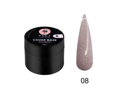 База з шимером Saga Shimmer Base 15 мл №008