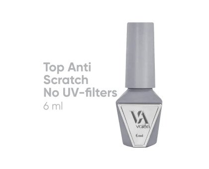 Valeri Top Anti Scratch 6 мл — глянцевий топ без липкого шару та УФ-фільтрів
