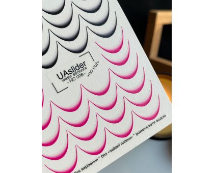 UAslider NC 008 френч – слайдер без вирізання для стильного французького манікюру