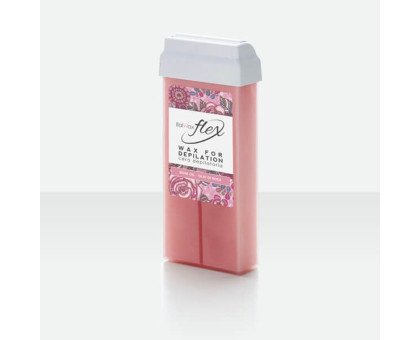 Касета воскова Italwax Flex Rose Oil 100 мл – віск з рожевою олією для чутливої шкіри