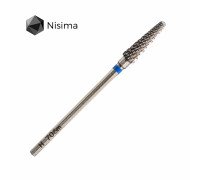 Фреза твердосплав Nisima H_706 m конус синий узкий