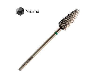 Фреза твердосплавна Nisima H_709 C "кукурудза" зелена