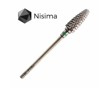 Фреза твердосплавна Nisima H_718 C "кукурудза" зелена