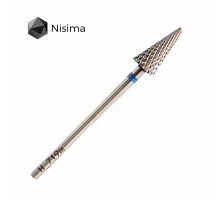 Фреза твердосплав Nisima H_719m конус синий остр.срез