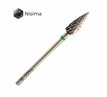 Фреза твердосплав Nisima H_721 C зеленая кукуруза острая