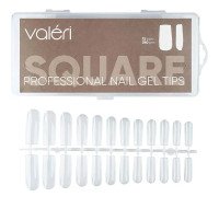 Гелеві тіпси для нарощування Valeri 240 шт Square