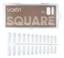 Гелеві тіпси для нарощування Valeri 240 шт Square