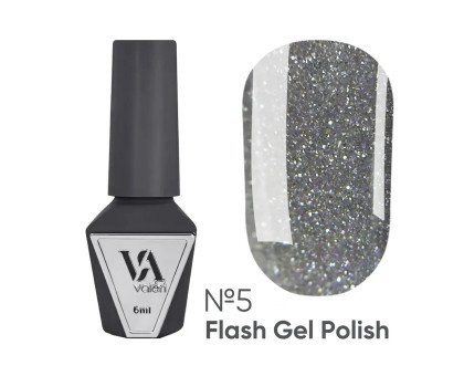 Гель-лак Valeri Flash № 005 світловідбиваючий