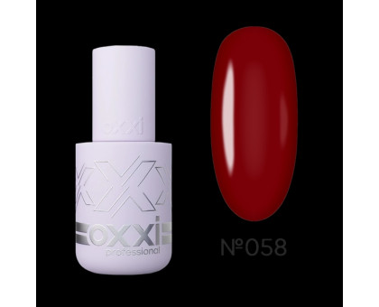Гель-лак OXXI Вітраж №58 — червоний відтінок
