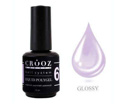 Полігель рідкий Liquid Crooz №006 15 мл світло-лавандовий