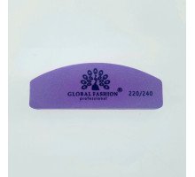 Баф міні півмісяць Global 220/240 фіолетова