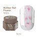 Builder Gel Flower Valeri №04 молочний з ніжно-рожевими сухоцвітами 15 мл